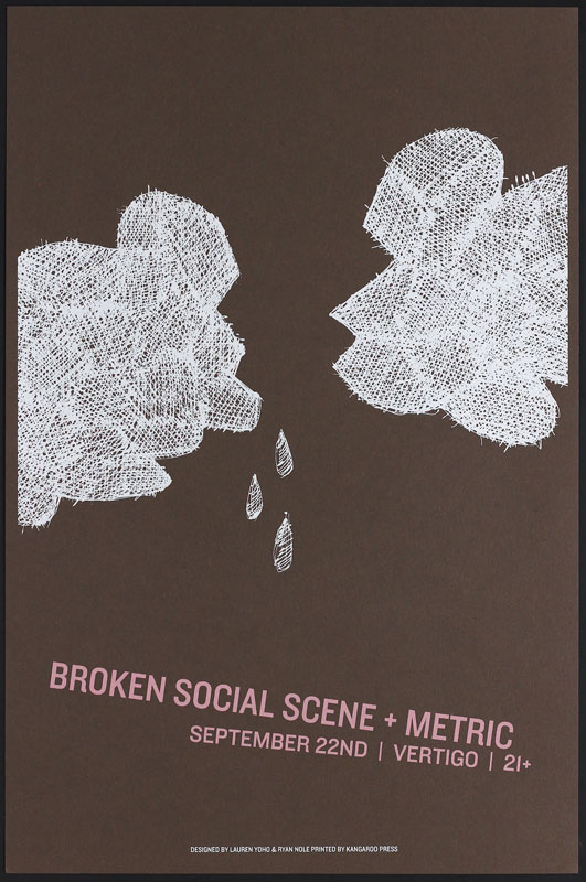 Ryan Nole Broken Social Scene Poster