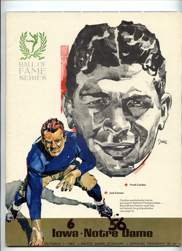 1967 Notre Dame vs Iowa College Football Program