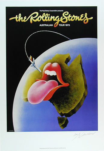 Ian McCausland Rolling Stones Poster