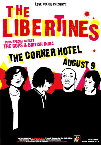 Jazz Feldy The Libertines Poster