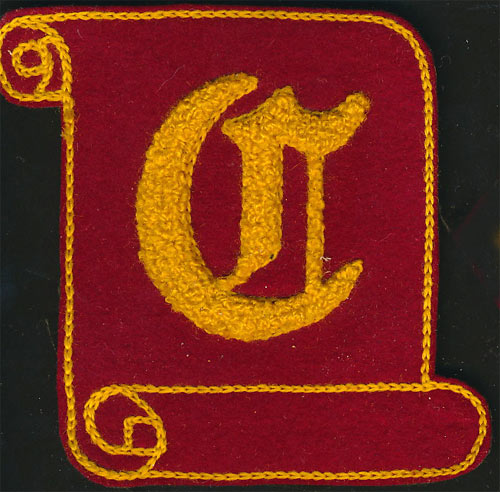 C Scroll Logo Patch