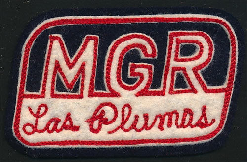 MGR Manager Las Plumas Patch