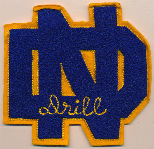 Notre Dame Drill Team Patch