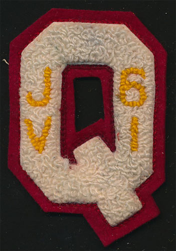 Quincy High School JV Junior Varsity 1961 Patch