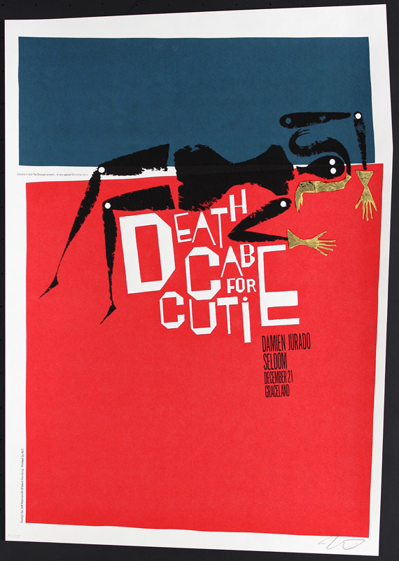 Patent Pending - Jeff Kleinsmith Death Cab For Cutie Poster