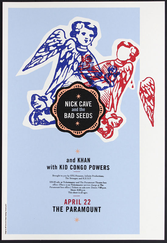 Patent Pending - Jeff Kleinsmith Nick Cave And The Bad Seeds Poster