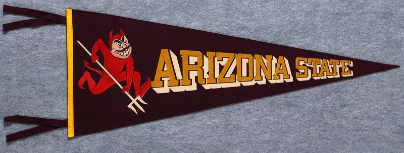 Arizona State College Sun Devils Pennant