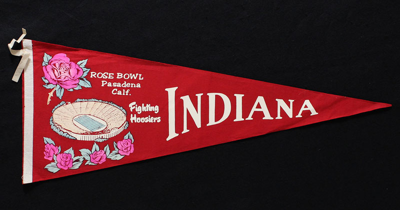 Indiana University Hoosiers Rose Bowl Football Pennant