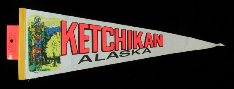 Ketchikan Alaska Vintage Pennant