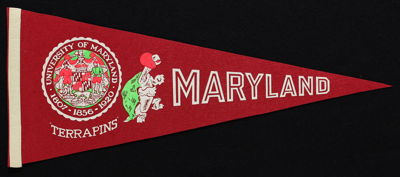 University of Maryland Terrapins Pennant