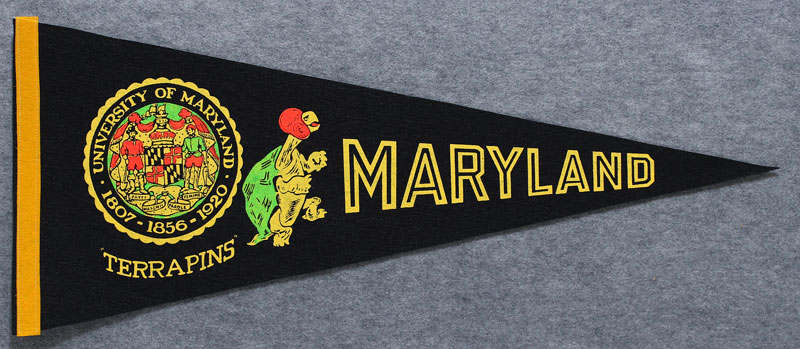 University of Maryland Terrapins Pennant