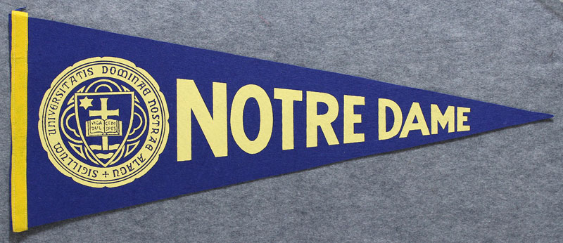 University of Notre Dame Pennant
