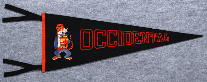 Occidental College Tigers Pennant