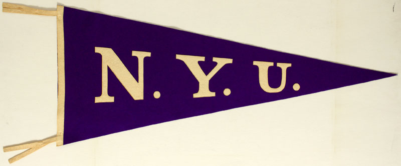 New York University NYU Pennant