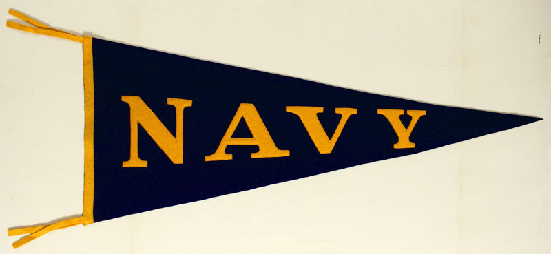 Navy Football Pennant