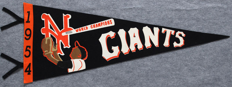 New York Giants World Champions Pennant