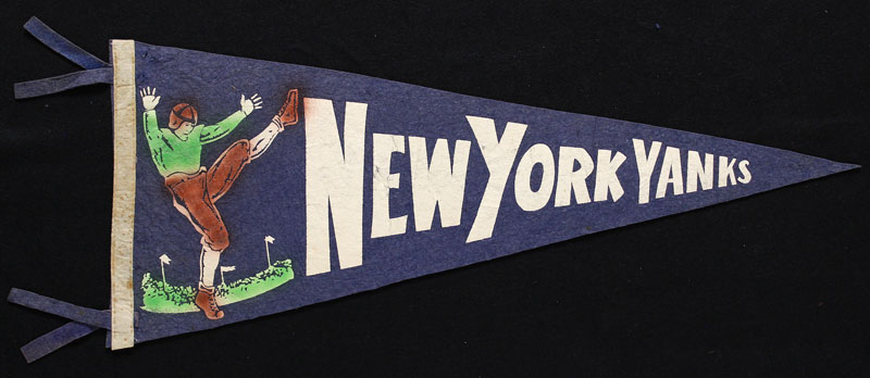 New York Yanks Football Pennant
