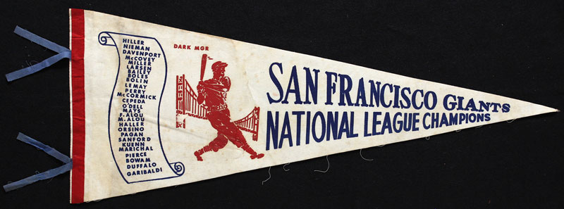 San Francisco Giants National League Champions Pennant