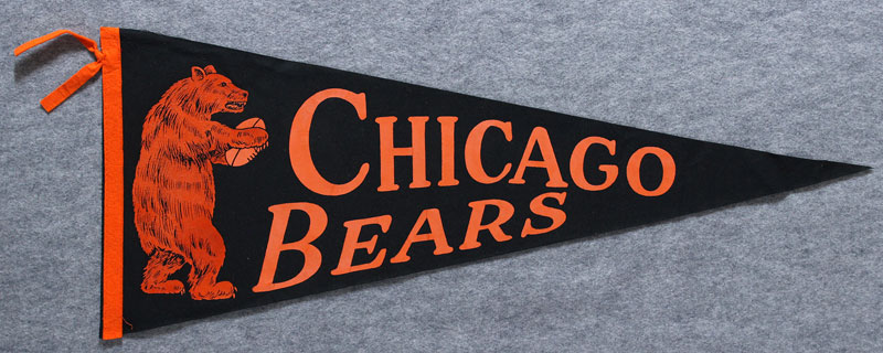 Chicago Bears Football Pennant