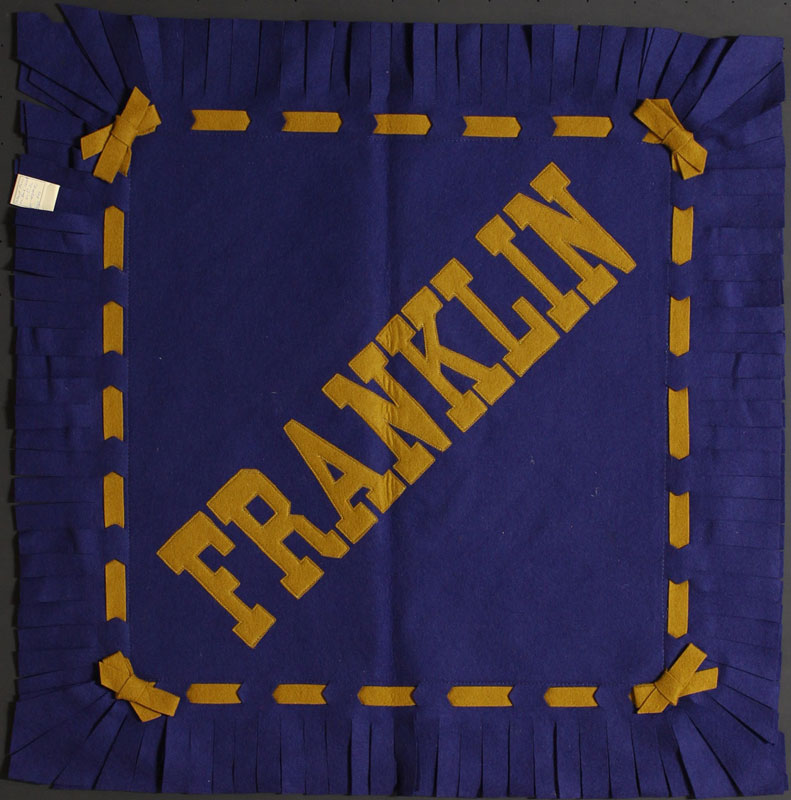 Franklin College Pillow Cover