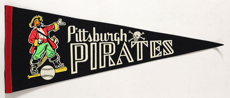 Scarce 1960's Pittsburgh Pirates Baseball Pennant