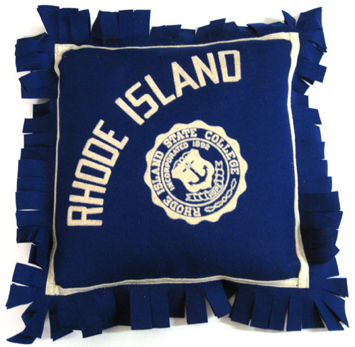 Rhode Island State College (University of Rhode Island) Pillow