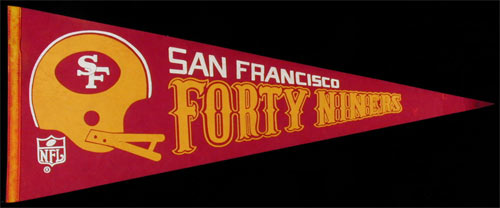 San Francisco 49ers Pennant