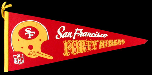 San Francisco 49ers Pennant