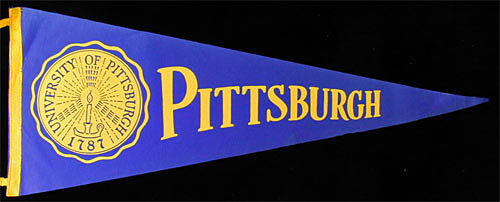 University of Pittsburgh Football Pennant