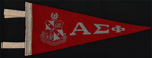 Alpha Sigma Phi Fraternity Mini Pennant