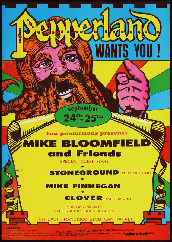 Mike Bloomfield Poster