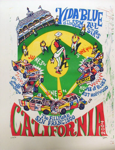 Jim Pollock Vida Blue and the Spam All Stars Poster