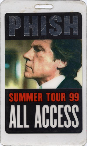 Phish Summer Tour 1999 Laminate