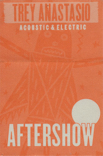 Trey Anastasio Acoustic & Electric 2011 Winter Tour Aftershow Backstage Pass