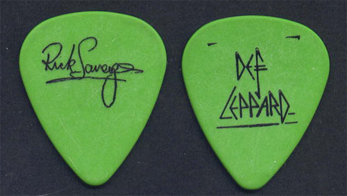 Def Leppard Rick Savage Guitar Pick