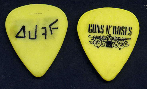 Guns N' Roses Duff McKagan Guitar Pick