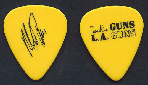 L.A. Guns Mick Cripps Guitar Pick