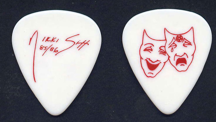 Motley Crue Nikki Sixx Theater of Pain Tour Guitar Pick