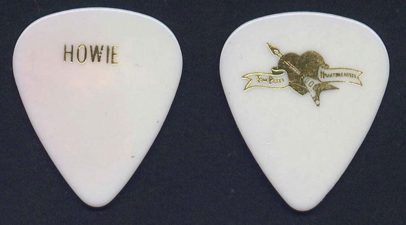 Tom Petty Howie Epstein Into The Great Wide Open Tour White Guitar Pick