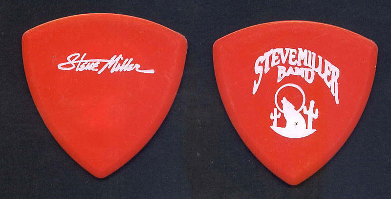 Steve Miller Red Guitar Pick