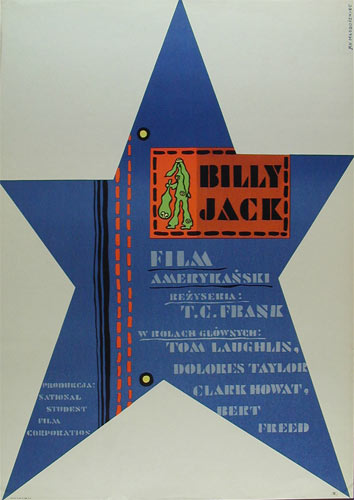 Jan Mlodozeniec Billy Jack Polish Movie Poster