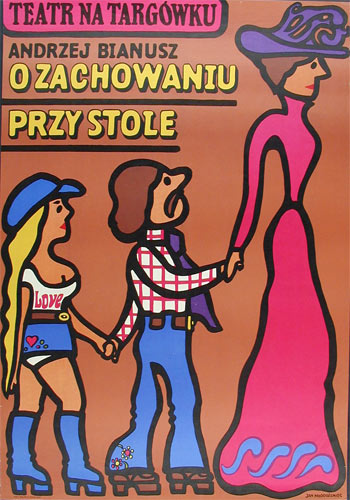 Jan Mlodozeniec O Zachowaniu Przy Stole Polish Theater Poster