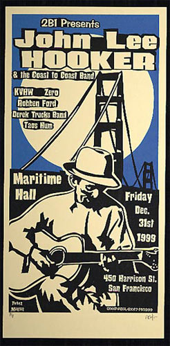 Print Mafia John Lee Hooker Poster