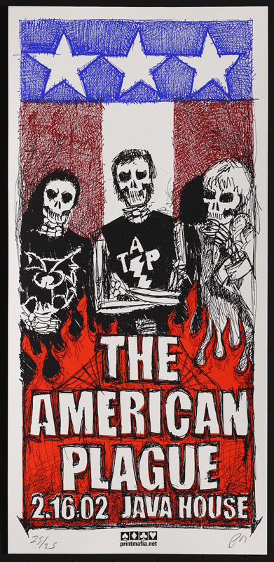 Print Mafia American Plague Poster