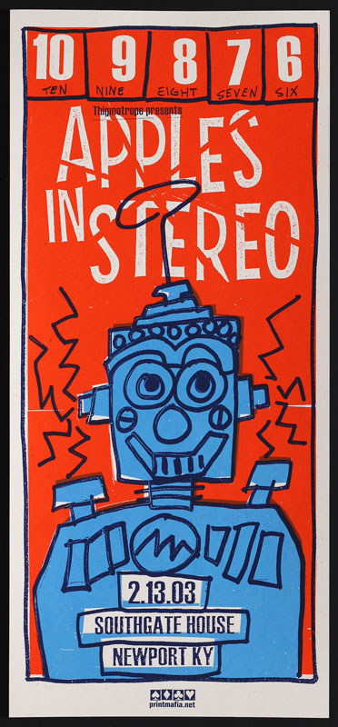Print Mafia Apples In Stereo Poster