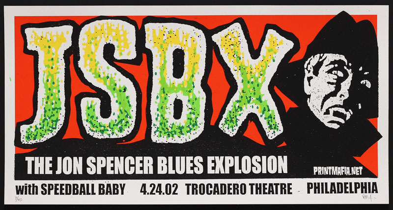 Print Mafia Jon Spencer Blues Explosion Poster