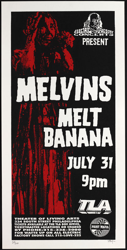 Print Mafia Melvins Poster