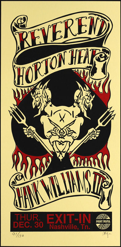 Print Mafia Reverend Horton Heat Poster