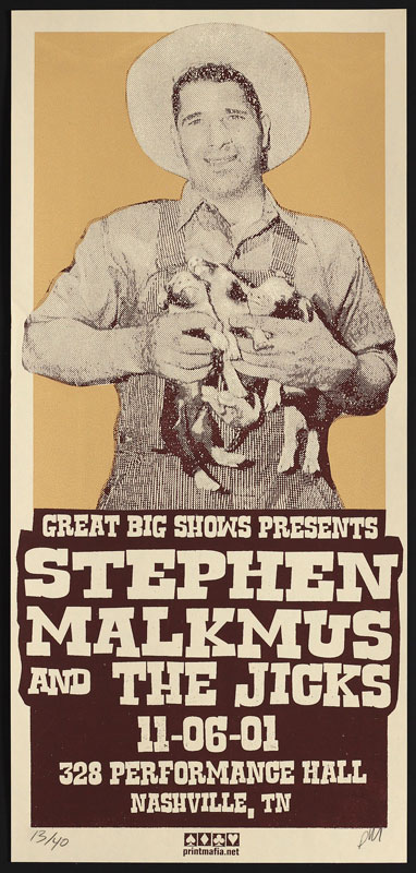 Print Mafia Stephen Malkmus Poster