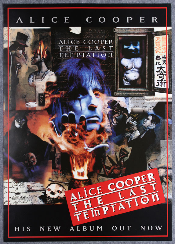 Dave McKean Alice Cooper The Last Temptation Promo Poster